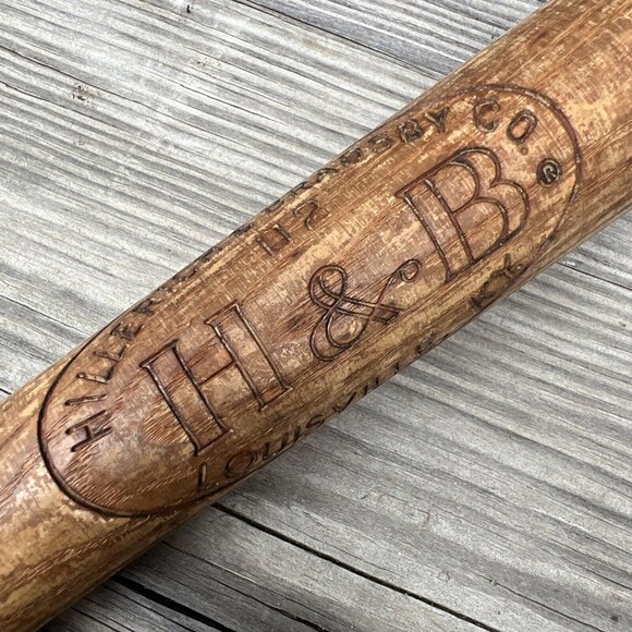 VTG Crackerjack Little League Hillerich & Bradsby Co. 02 Baseball Wood Bat 27" - Picture 4 of 15